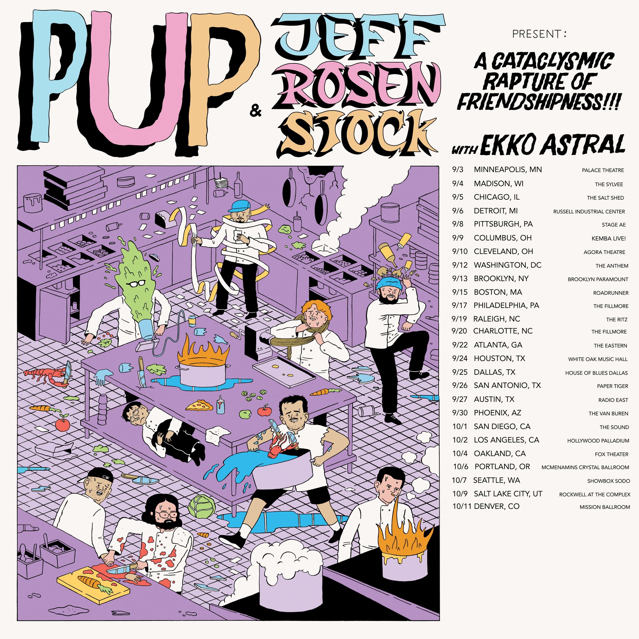 Jeff Rosenstock A Cataclysmic Rapture of Friendshipness Tour Poster
